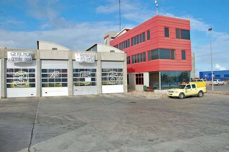 Sede de parque de bomberos de Telde (Foto TA)